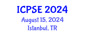 International Conference on Pharmaceutical Science and Engineering (ICPSE) August 15, 2024 - Istanbul, Turkey