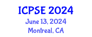 International Conference on Pharmaceutical Science and Engineering (ICPSE) June 13, 2024 - Montreal, Canada