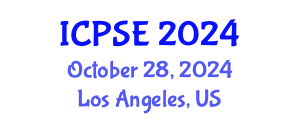 International Conference on Pharmaceutical Science and Engineering (ICPSE) October 28, 2024 - Los Angeles, United States