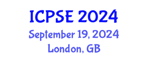International Conference on Pharmaceutical Science and Engineering (ICPSE) September 19, 2024 - London, United Kingdom