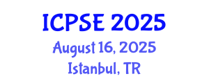 International Conference on Pharmaceutical Science and Engineering (ICPSE) August 16, 2025 - Istanbul, Turkey