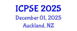 International Conference on Pharmaceutical Science and Engineering (ICPSE) December 01, 2025 - Auckland, New Zealand