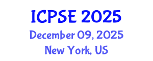 International Conference on Pharmaceutical Science and Engineering (ICPSE) December 09, 2025 - New York, United States