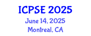 International Conference on Pharmaceutical Science and Engineering (ICPSE) June 14, 2025 - Montreal, Canada