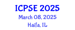 International Conference on Pharmaceutical Science and Engineering (ICPSE) March 08, 2025 - Haifa, Israel