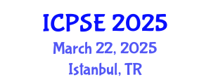 International Conference on Pharmaceutical Science and Engineering (ICPSE) March 22, 2025 - Istanbul, Turkey