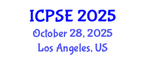 International Conference on Pharmaceutical Science and Engineering (ICPSE) October 28, 2025 - Los Angeles, United States