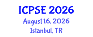 International Conference on Pharmaceutical Science and Engineering (ICPSE) August 16, 2026 - Istanbul, Turkey