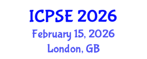 International Conference on Pharmaceutical Science and Engineering (ICPSE) February 15, 2026 - London, United Kingdom