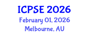 International Conference on Pharmaceutical Science and Engineering (ICPSE) February 01, 2026 - Melbourne, Australia