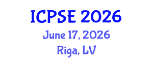 International Conference on Pharmaceutical Science and Engineering (ICPSE) June 17, 2026 - Riga, Latvia