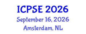 International Conference on Pharmaceutical Science and Engineering (ICPSE) September 16, 2026 - Amsterdam, Netherlands