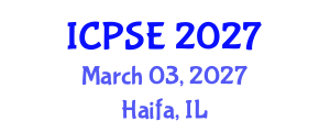 International Conference on Pharmaceutical Science and Engineering (ICPSE) March 03, 2027 - Haifa, Israel International Conference on Pharmaceutical Science and Engineering (ICPSE) March 03, 2027 - Haifa, Israel