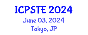 International Conference on Pharmaceutical Science, Technology and Engineering (ICPSTE) June 03, 2024 - Tokyo, Japan