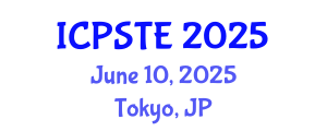 International Conference on Pharmaceutical Science, Technology and Engineering (ICPSTE) June 10, 2025 - Tokyo, Japan