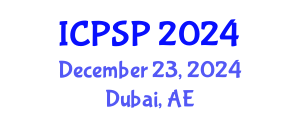 International Conference on Pharmaceutical Sciences and Pharmacology (ICPSP) December 23, 2024 - Dubai, United Arab Emirates