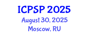 International Conference on Pharmaceutical Sciences and Pharmacology (ICPSP) August 30, 2025 - Moscow, Russia