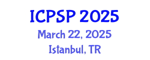 International Conference on Pharmaceutical Sciences and Pharmacology (ICPSP) March 22, 2025 - Istanbul, Turkey