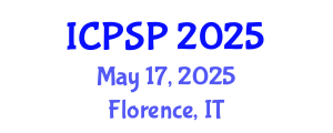 International Conference on Pharmaceutical Sciences and Pharmacology (ICPSP) May 17, 2025 - Florence, Italy