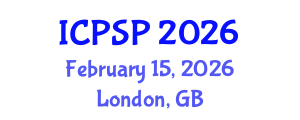International Conference on Pharmaceutical Sciences and Pharmacology (ICPSP) February 15, 2026 - London, United Kingdom