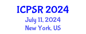 International Conference on Pharmaceutical Sciences and Research (ICPSR) July 11, 2024 - New York, United States
