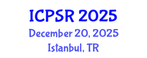 International Conference on Pharmaceutical Sciences and Research (ICPSR) December 20, 2025 - Istanbul, Turkey