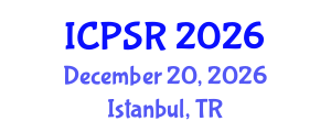 International Conference on Pharmaceutical Sciences and Research (ICPSR) December 20, 2026 - Istanbul, Turkey International Conference on Pharmaceutical Sciences and Research (ICPSR) December 20, 2026 - Istanbul, Turkey