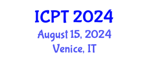 International Conference on Pharmaceuticals and Technologies (ICPT) August 15, 2024 - Venice, Italy