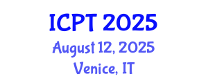 International Conference on Pharmaceuticals and Technologies (ICPT) August 12, 2025 - Venice, Italy