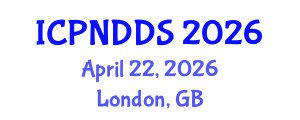 International Conference on Pharmaceutics and Novel Drug Delivery Systems (ICPNDDS) April 22, 2026 - London, United Kingdom