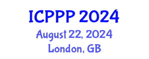 International Conference on Pharmaceutics, Pharmacognosy and Pharmacology (ICPPP) August 22, 2024 - London, United Kingdom