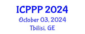International Conference on Pharmaceutics, Pharmacognosy and Pharmacology (ICPPP) October 03, 2024 - Tbilisi, Georgia