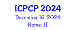 International Conference on Pharmacoepidemiology and Clinical Pharmacy (ICPCP) December 16, 2024 - Rome, Italy