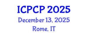 International Conference on Pharmacoepidemiology and Clinical Pharmacy (ICPCP) December 13, 2025 - Rome, Italy