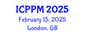 International Conference on Pharmacology and Pharmaceutical Medicine (ICPPM) February 15, 2025 - London, United Kingdom