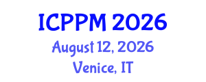 International Conference on Pharmacology and Pharmaceutical Medicine (ICPPM) August 12, 2026 - Venice, Italy