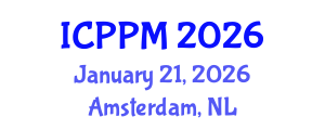 International Conference on Pharmacology and Pharmaceutical Medicine (ICPPM) January 21, 2026 - Amsterdam, Netherlands