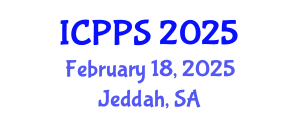 International Conference on Pharmacology and Pharmaceutical Sciences (ICPPS) February 18, 2025 - Jeddah, Saudi Arabia