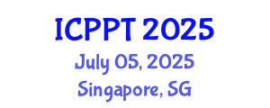 International Conference on Pharmacology and Pharmaceutical Technology (ICPPT) July 05, 2025 - Singapore, Singapore