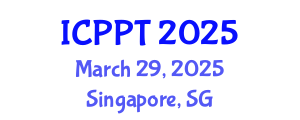 International Conference on Pharmacology and Pharmaceutical Technology (ICPPT) March 29, 2025 - Singapore, Singapore