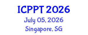 International Conference on Pharmacology and Pharmaceutical Technology (ICPPT) July 05, 2026 - Singapore, Singapore