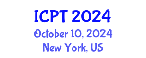 International Conference on Pharmacology and Therapeutics (ICPT) October 10, 2024 - New York, United States