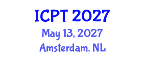 International Conference on Pharmacology and Toxicology (ICPT) May 13, 2027 - Amsterdam, Netherlands International Conference on Pharmacology and Toxicology (ICPT) May 13, 2027 - Amsterdam, Netherlands