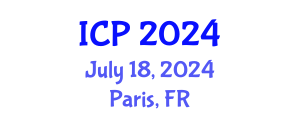 International Conference on Pharmacology (ICP) July 18, 2024 - Paris, France
