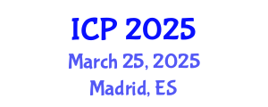 International Conference on Pharmacology (ICP) March 25, 2025 - Madrid, Spain