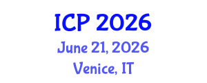 International Conference on Pharmacology (ICP) June 21, 2026 - Venice, Italy