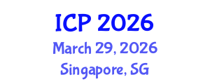 International Conference on Pharmacology (ICP) March 29, 2026 - Singapore, Singapore