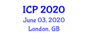 International Conference on Pharmacovigilance (ICP) June 03, 2020 - London, United Kingdom