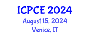 International Conference on Pharmacy and Chemical Engineering (ICPCE) August 15, 2024 - Venice, Italy