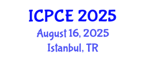 International Conference on Pharmacy and Chemical Engineering (ICPCE) August 16, 2025 - Istanbul, Turkey